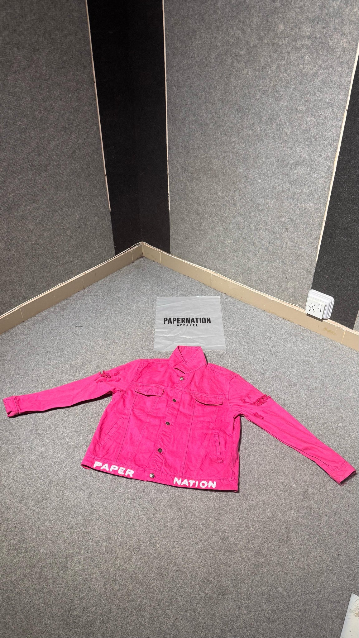 Pink Denim jacket