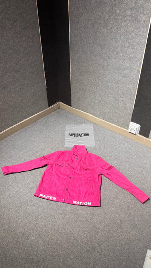 Pink Denim jacket
